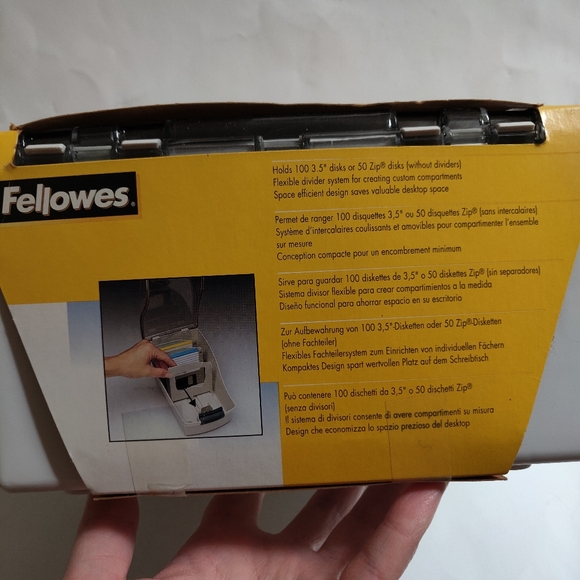 New Fellowes Disk File Flexible Divider System Storage 50-100 - Picture 3 of 5